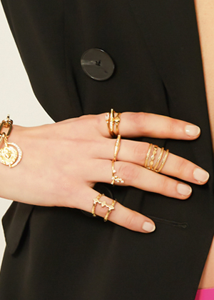 Bagues ajustables Mya Bay dorées ou argentées