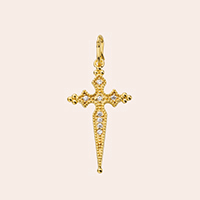 Grigri Juliette Croix, pendentif pour colliers et bracelets Mya Bay