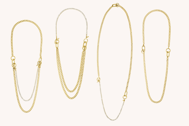 Limited edition necklace, 4 ways to wear it