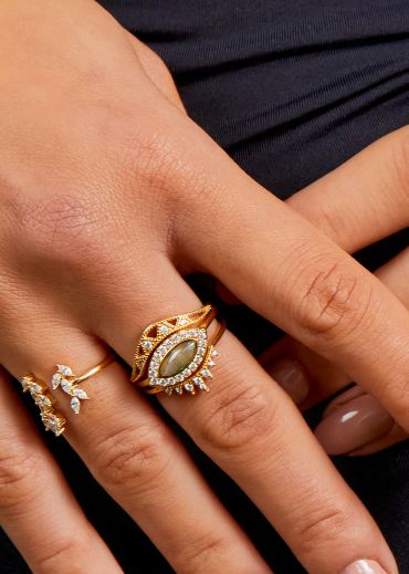 BAGUE - LABRADORITE ESSENTIAL