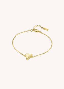 BRACELET - HAMMERED HEART