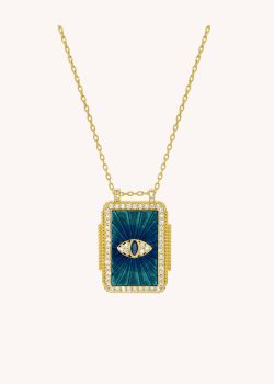 COLLIER - BLUE EYE BOHEME