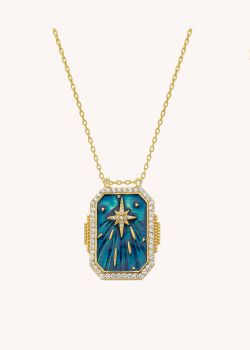 COLLIER - BLUE DIWALI BOHEME