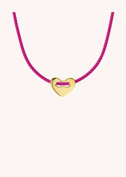 COLLIER - FUCHSIA CORAZON